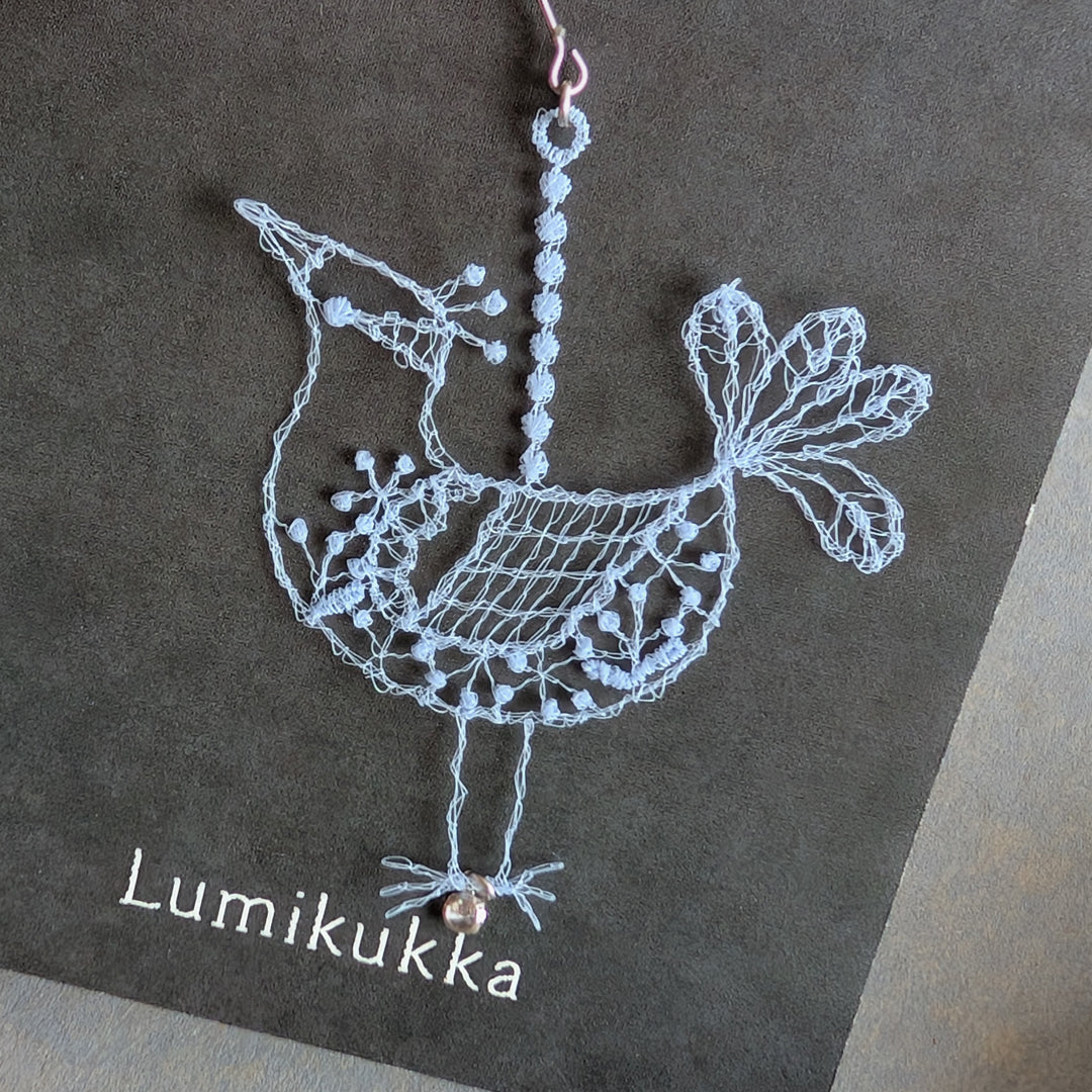Lumikukka とり ピアス