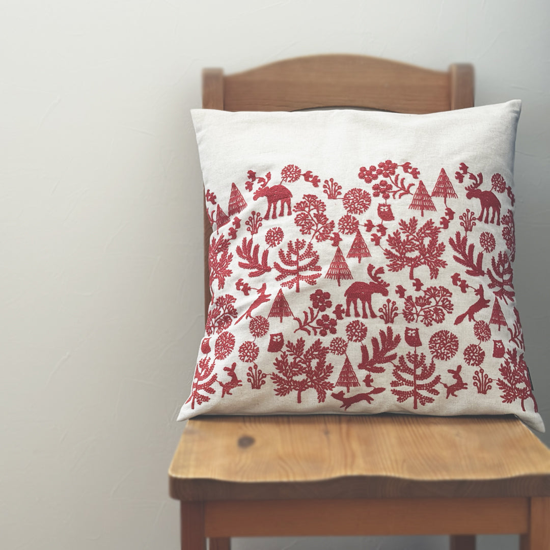 クッションカバー「森の中」