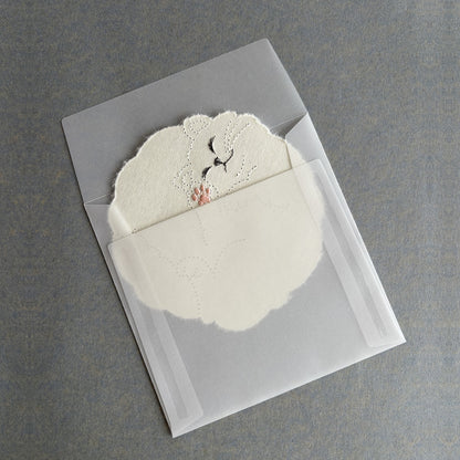 もふもふカード　ねこ　mofumofu card -cat- / 4designs