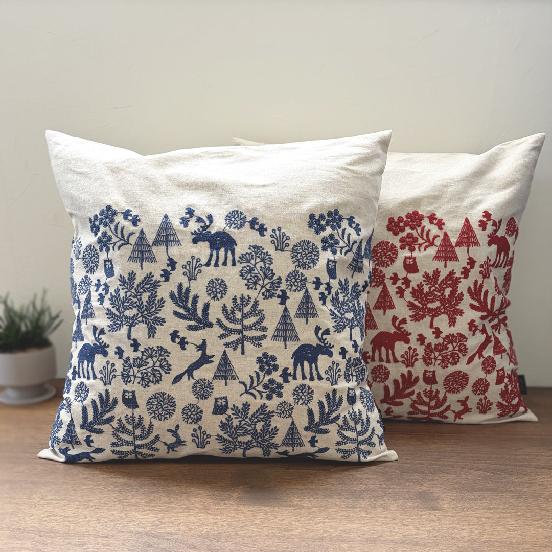 クッションカバー「森の中」