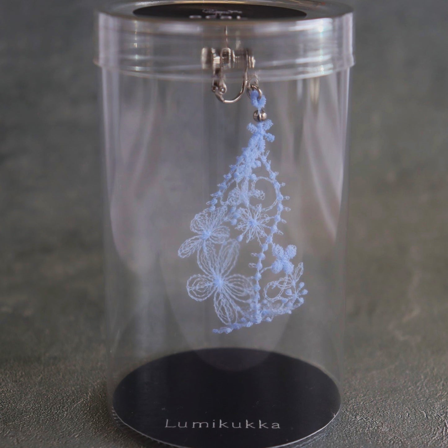 Lumikukka Halu Earrings Blue gray